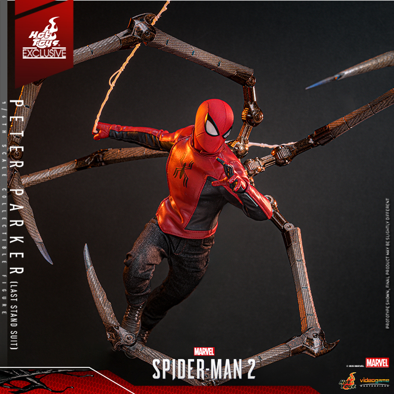 In Stock HOTTOYS 1/6 VGM71 Peter Parker (Desperate Battle Suit Version)