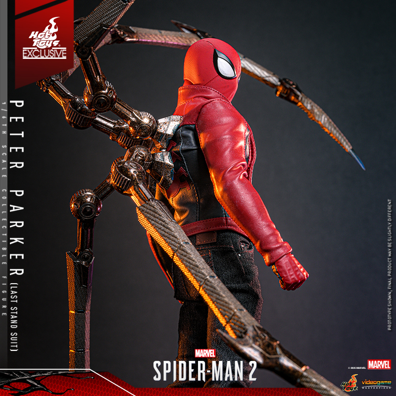 In Stock HOTTOYS 1/6 VGM71 Peter Parker (Desperate Battle Suit Version)