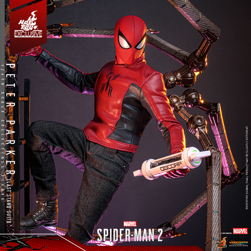 In Stock HOTTOYS 1/6 VGM71 Peter Parker (Desperate Battle Suit Version)