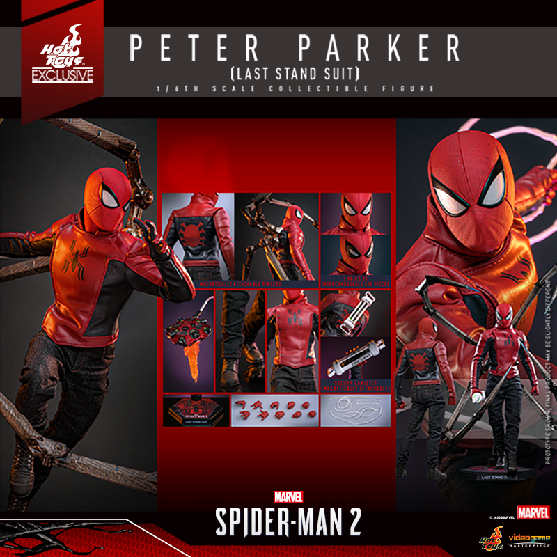 In Stock HOTTOYS 1/6 VGM71 Peter Parker (Desperate Battle Suit Version)