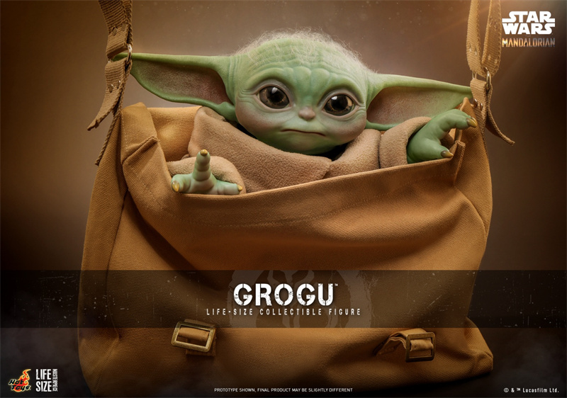 In Stock HotToys 1/1 LMS015 Star Wars Mandalorian Baby Gugu