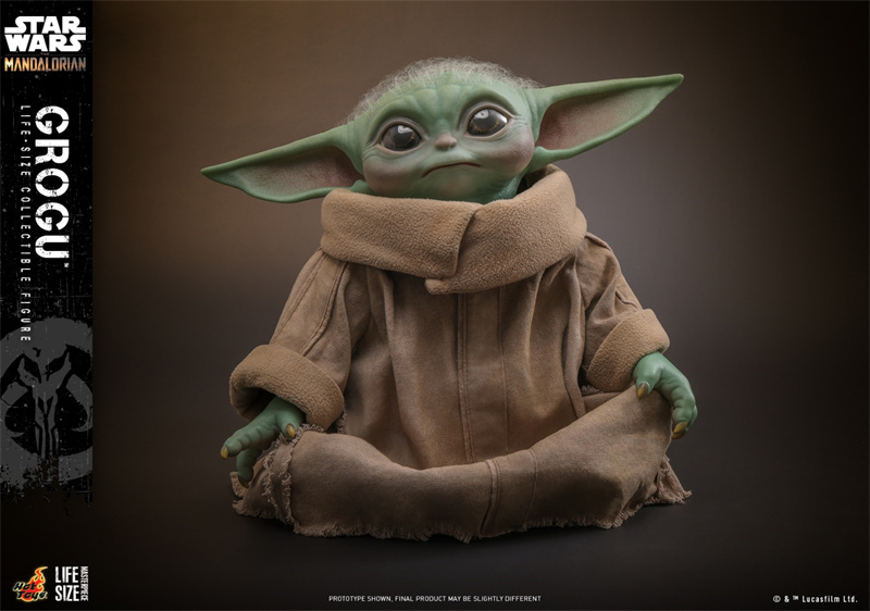 In Stock HotToys 1/1 LMS015 Star Wars Mandalorian Baby Gugu