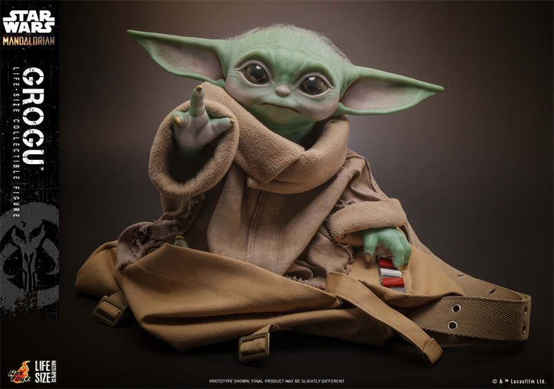 In Stock HotToys 1/1 LMS015 Star Wars Mandalorian Baby Gugu