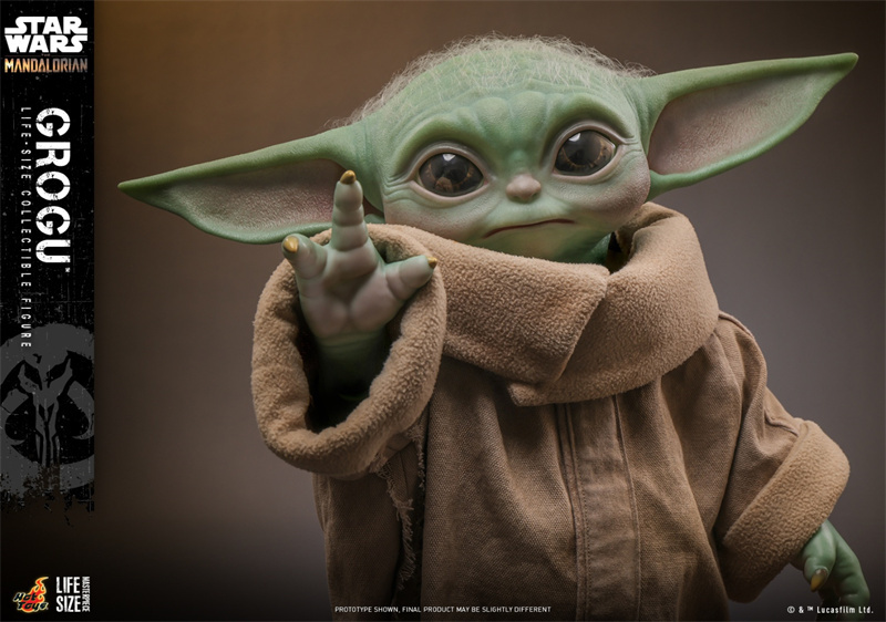 In Stock HotToys 1/1 LMS015 Star Wars Mandalorian Baby Gugu