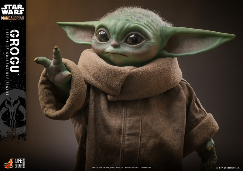 In Stock HotToys 1/1 LMS015 Star Wars Mandalorian Baby Gugu