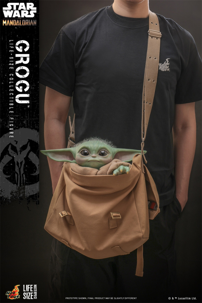 In Stock HotToys 1/1 LMS015 Star Wars Mandalorian Baby Gugu