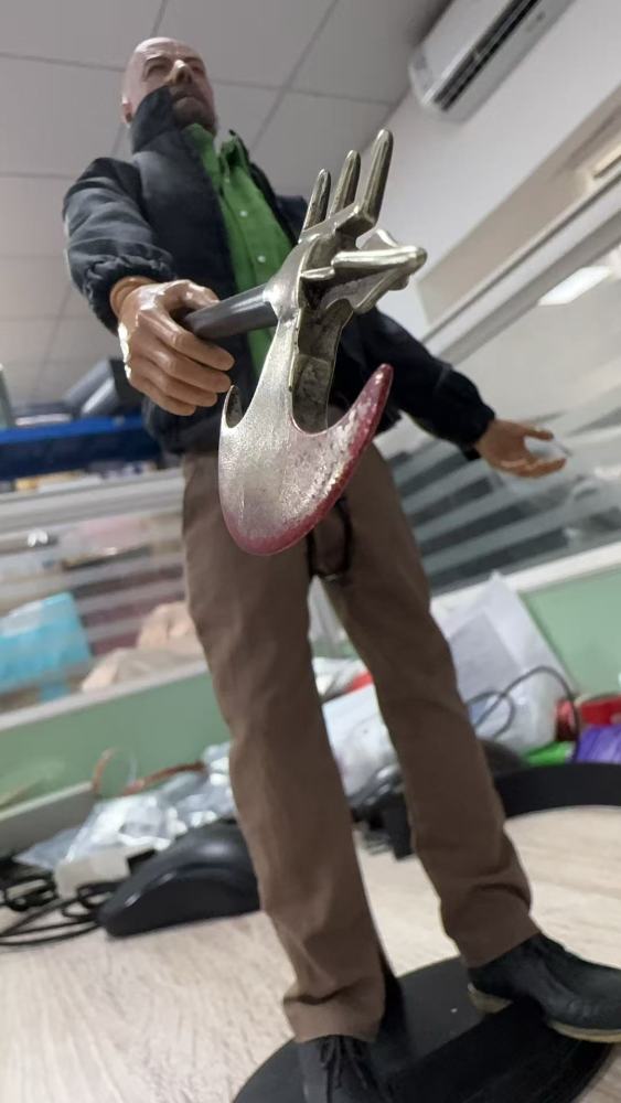 In Stock 1/6 axe model soldier doll special ornament