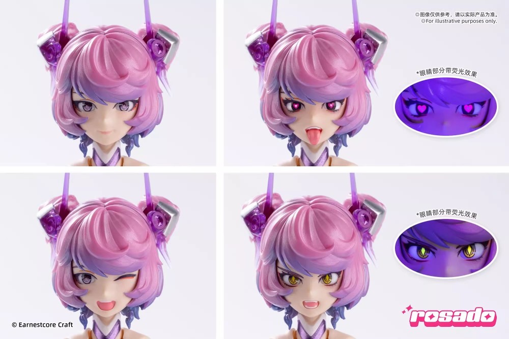 In stock  1/10 scale model of the ECRS-02 Star Flower Black Iris model made by Seiji Rosha