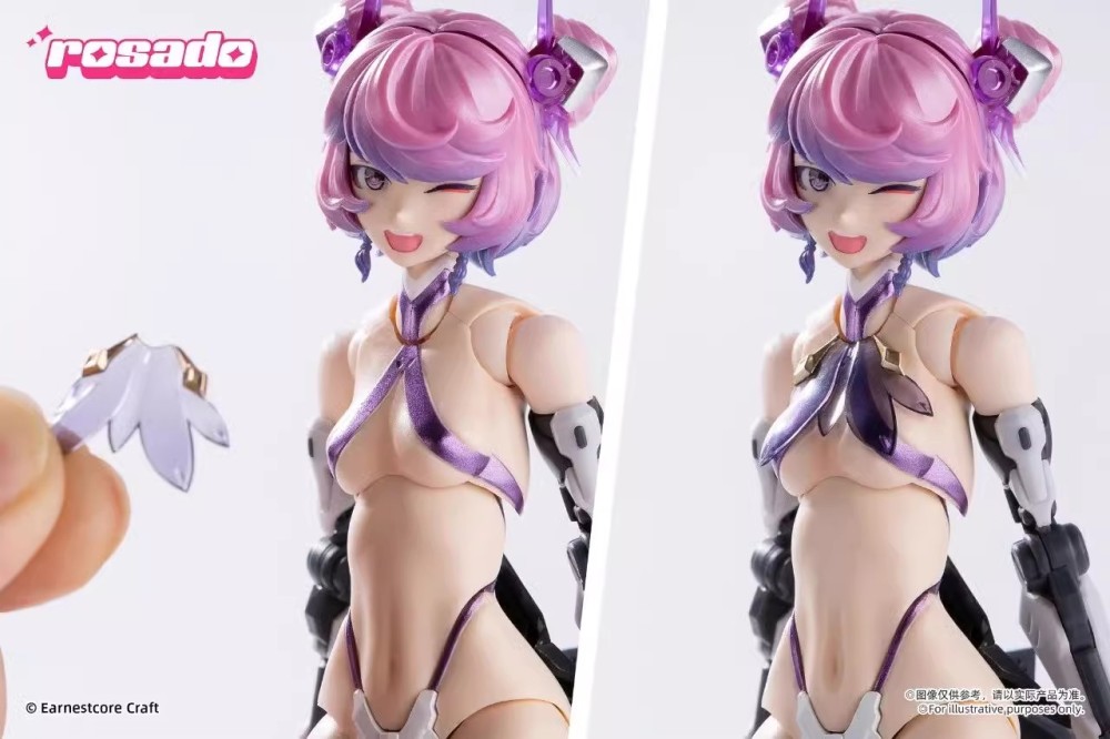 In stock  1/10 scale model of the ECRS-02 Star Flower Black Iris model made by Seiji Rosha