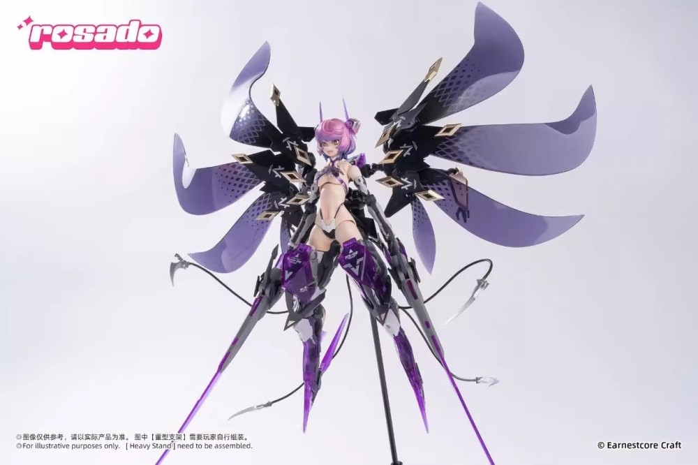 In stock  1/10 scale model of the ECRS-02 Star Flower Black Iris model made by Seiji Rosha