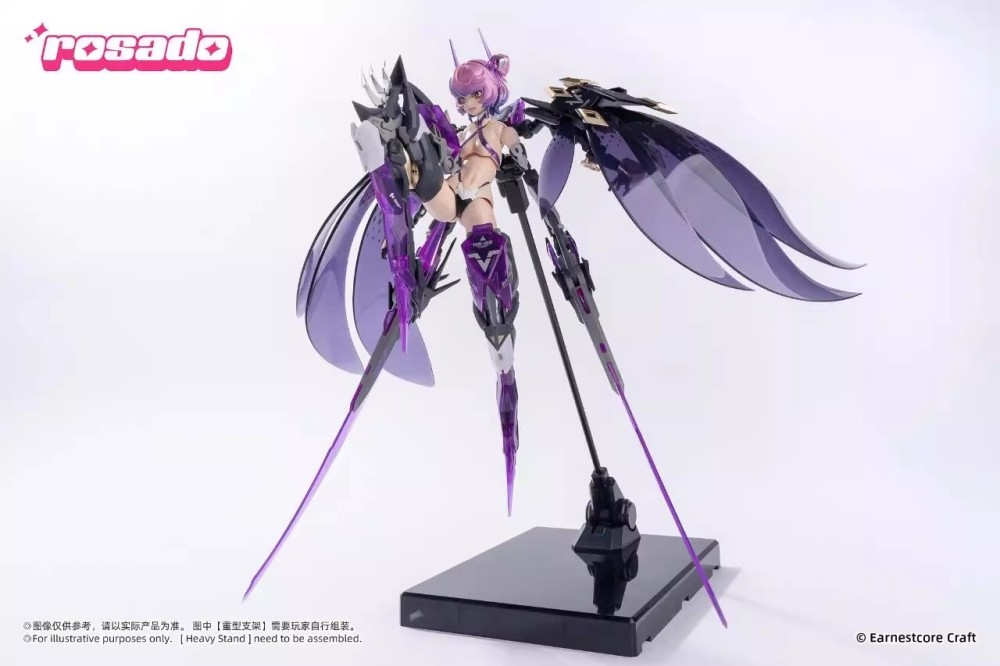 In stock  1/10 scale model of the ECRS-02 Star Flower Black Iris model made by Seiji Rosha