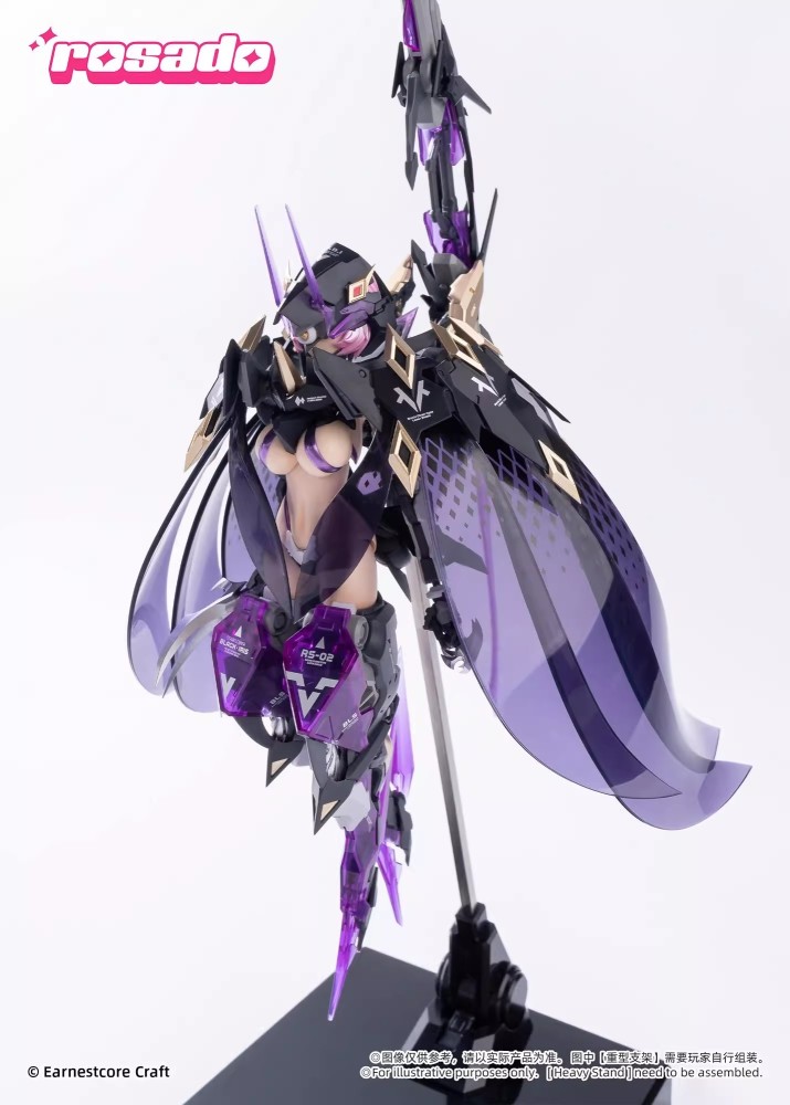 In stock  1/10 scale model of the ECRS-02 Star Flower Black Iris model made by Seiji Rosha