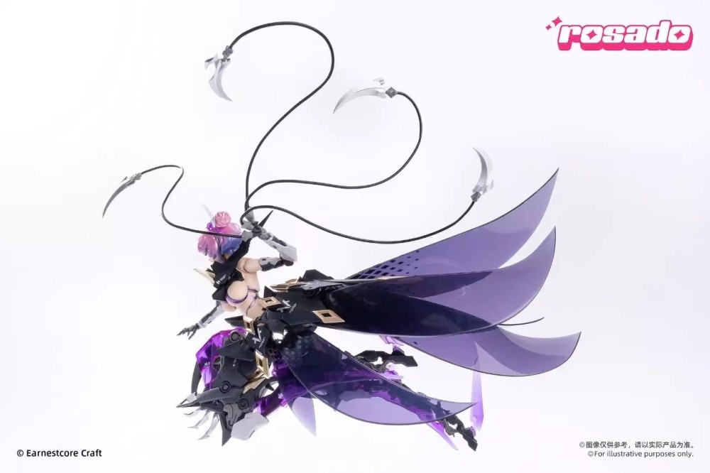 In stock  1/10 scale model of the ECRS-02 Star Flower Black Iris model made by Seiji Rosha