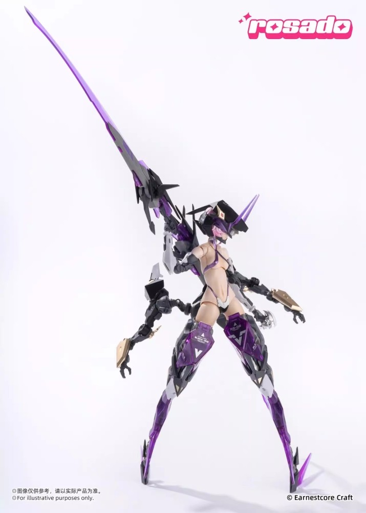 In stock  1/10 scale model of the ECRS-02 Star Flower Black Iris model made by Seiji Rosha