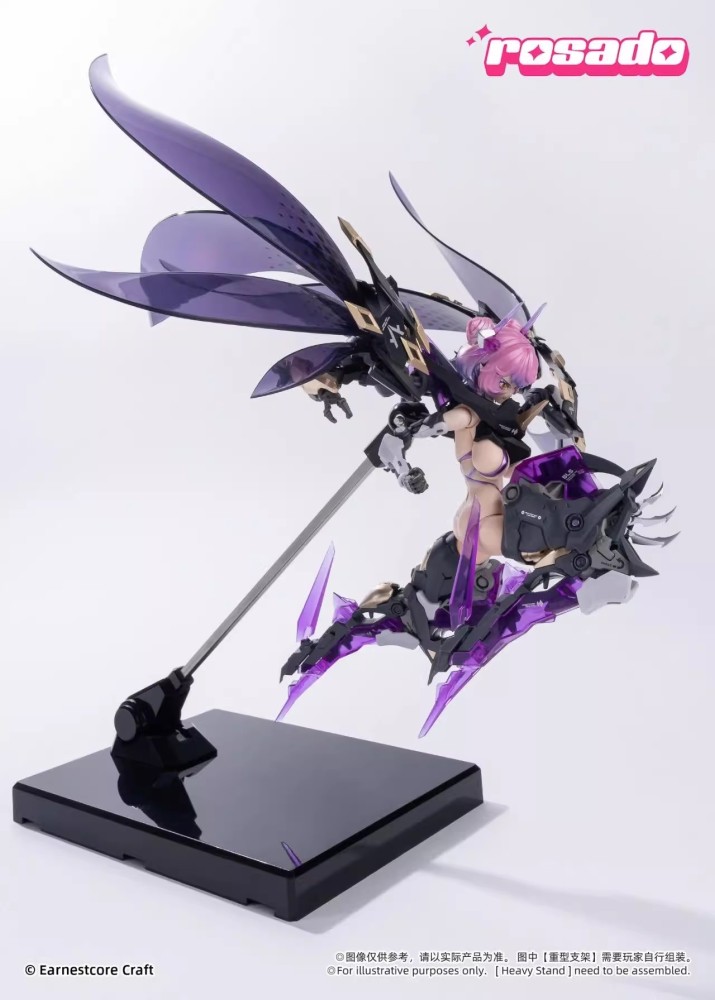 In stock  1/10 scale model of the ECRS-02 Star Flower Black Iris model made by Seiji Rosha