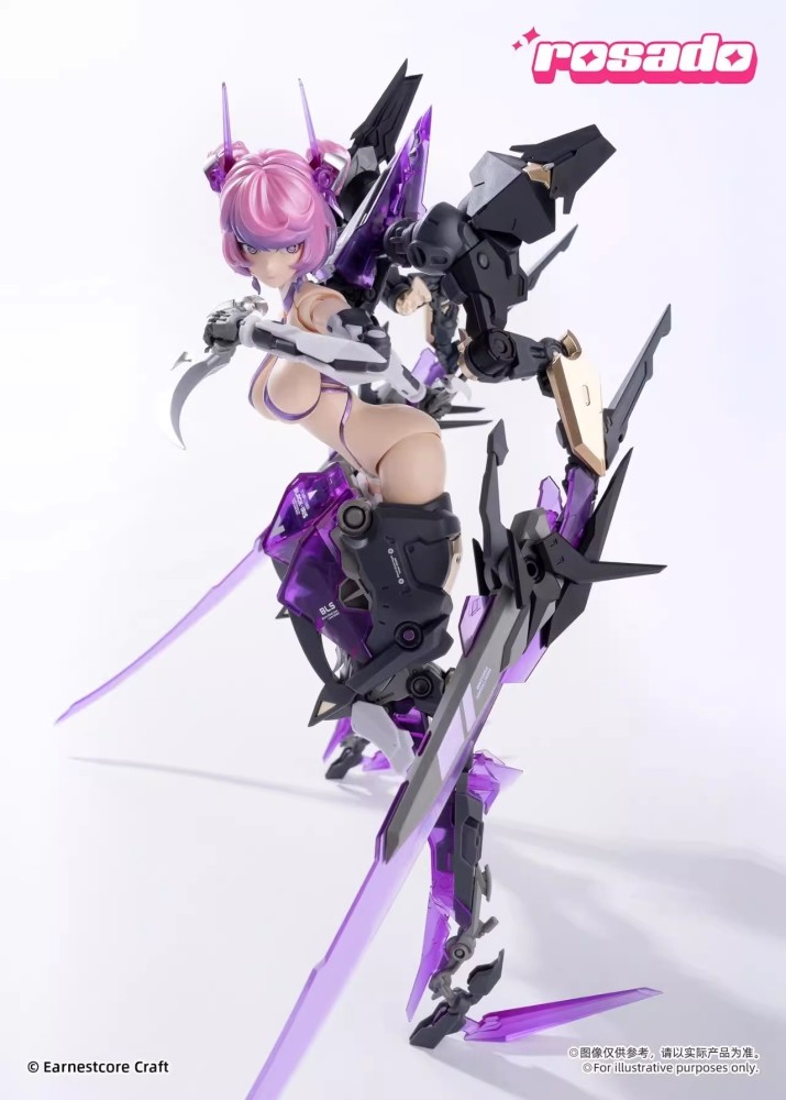 In stock  1/10 scale model of the ECRS-02 Star Flower Black Iris model made by Seiji Rosha
