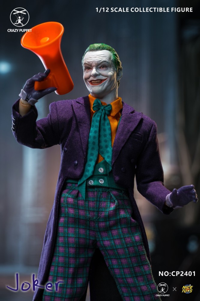 In Stock CPTOYS X NICETOYS 1/12 CP2401 Joker 1989 Edition Mobile Soldier Figure