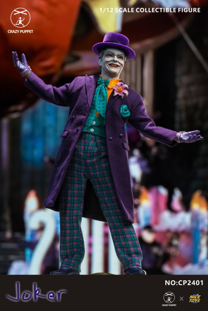 In Stock CPTOYS X NICETOYS 1/12 CP2401 Joker 1989 Edition Mobile Soldier Figure
