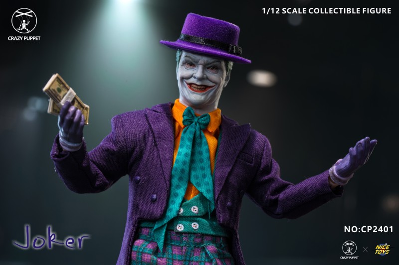 In Stock CPTOYS X NICETOYS 1/12 CP2401 Joker 1989 Edition Mobile