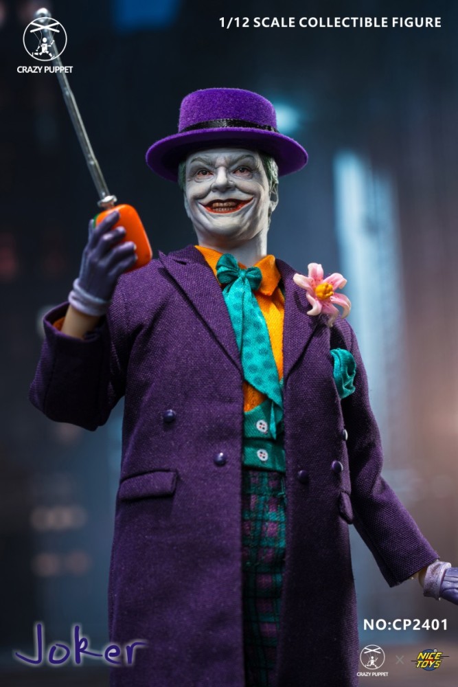 In Stock CPTOYS X NICETOYS 1/12 CP2401 Joker 1989 Edition Mobile Soldier Figure