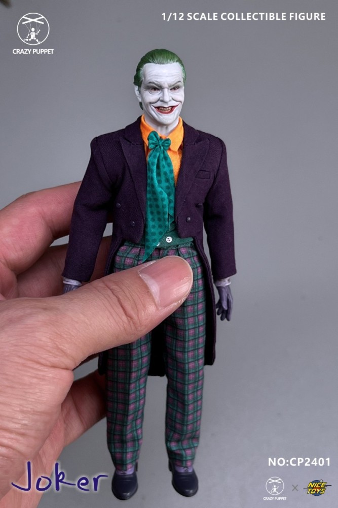 In Stock CPTOYS X NICETOYS 1/12 CP2401 Joker 1989 Edition Mobile Soldier Figure