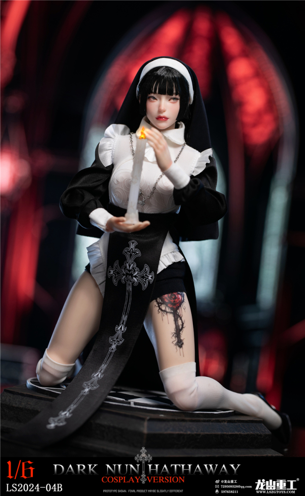 In Stock LSZG Hathaway The Nun Redemption of the Night LS2024-04C 1/6 Action Figure