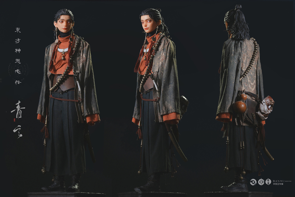 Pre-Sale Banmu Studio New Release: 1/6 "Oriental Myths & Spirits" Series Vol.1 — Qing Xuan （BM-001A/B） Articulated Figure