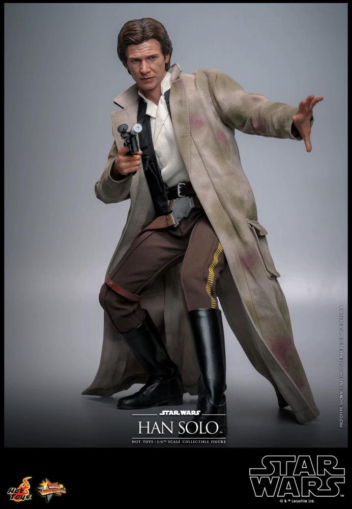 In Stock New Hot Toys MMS740 Star Wars ROTJ Han Solo 1/6 Action Figure