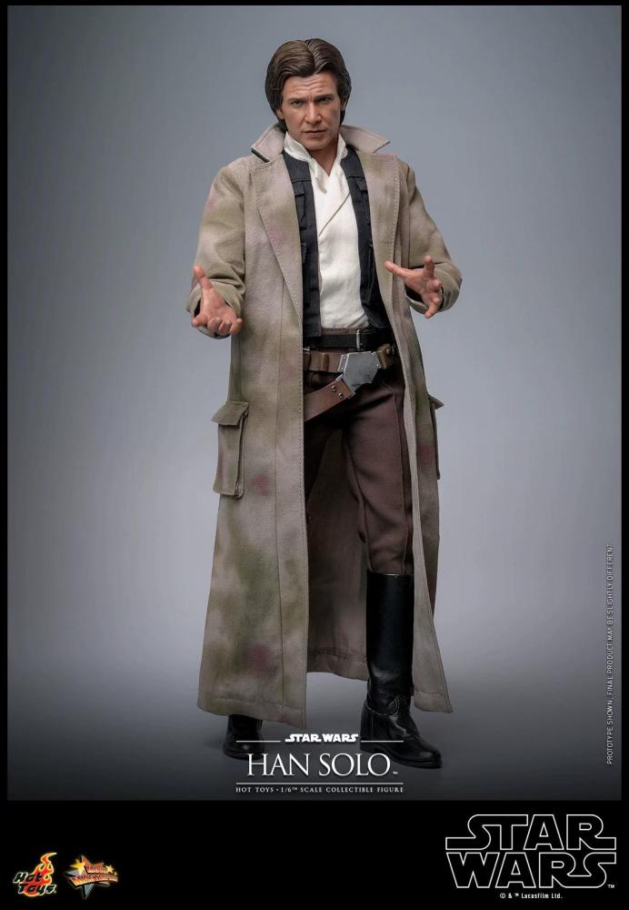 In Stock New Hot Toys MMS740 Star Wars ROTJ Han Solo 1/6 Action Figure