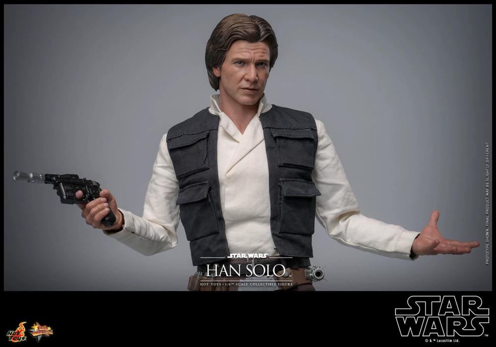 In Stock New Hot Toys MMS740 Star Wars ROTJ Han Solo 1/6 Action Figure