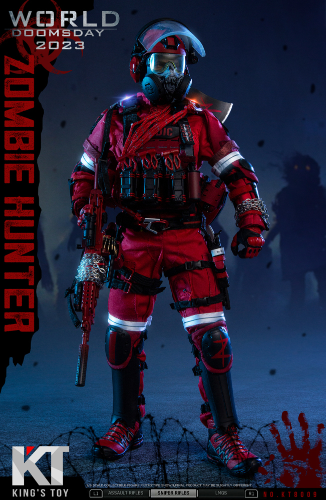In Stock KING'S TOY  KT8009 1/6 Doomsday Zombie Hunter