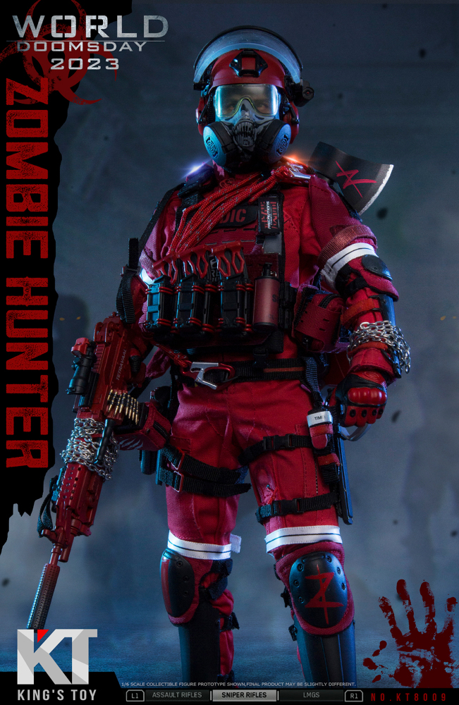 In Stock KING'S TOY  KT8009 1/6 Doomsday Zombie Hunter