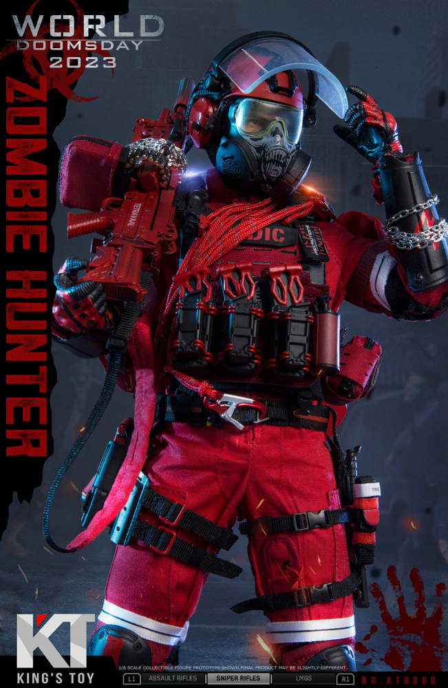 In Stock KING'S TOY  KT8009 1/6 Doomsday Zombie Hunter