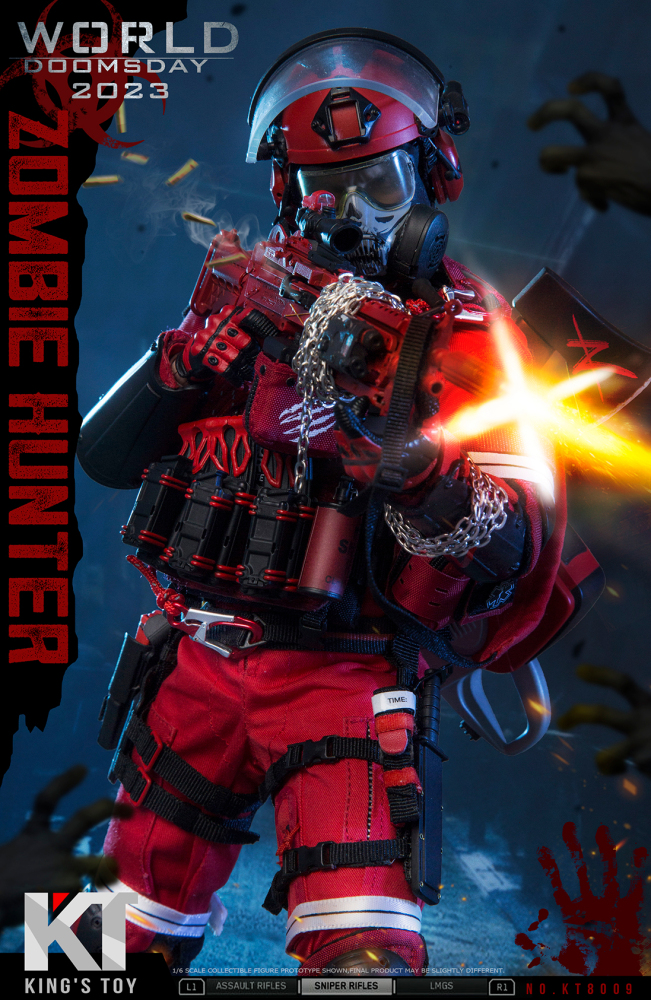 In Stock KING'S TOY  KT8009 1/6 Doomsday Zombie Hunter