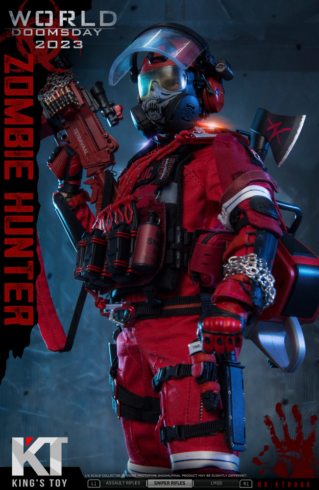 In Stock KING'S TOY  KT8009 1/6 Doomsday Zombie Hunter