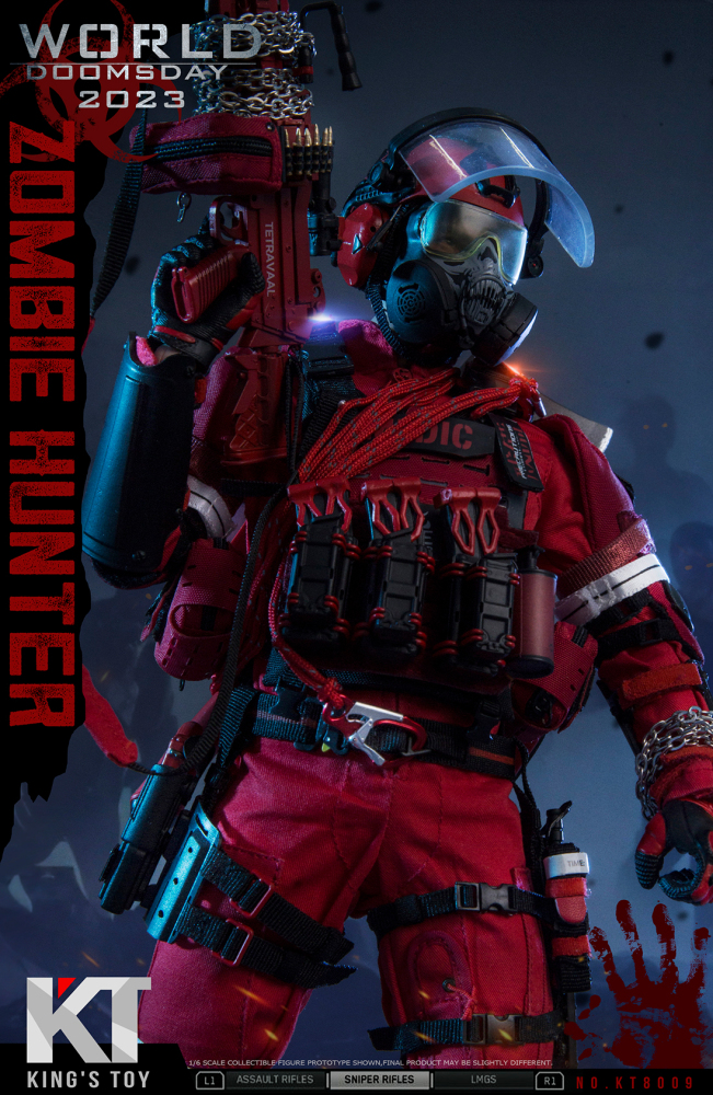 In Stock KING'S TOY  KT8009 1/6 Doomsday Zombie Hunter