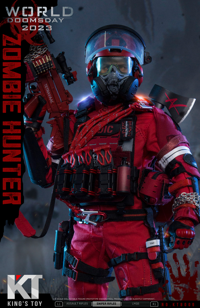 In Stock KING'S TOY  KT8009 1/6 Doomsday Zombie Hunter