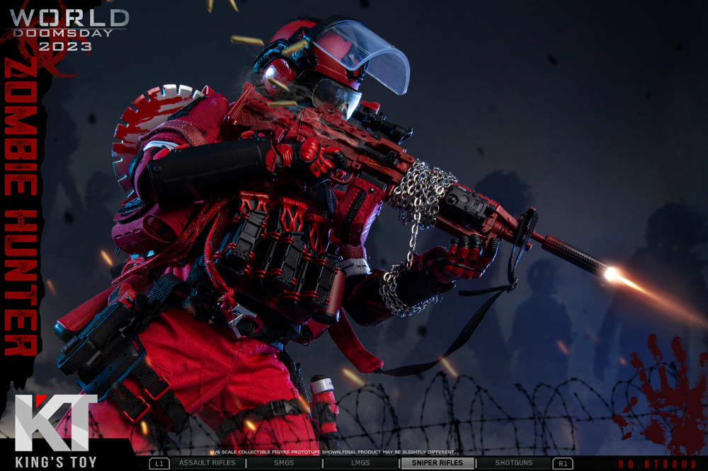 In Stock KING'S TOY  KT8009 1/6 Doomsday Zombie Hunter