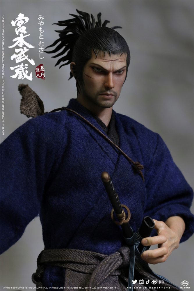 IN STOCK ZGJKTOYS L-001 Miyamoto Musashi 1/6 Vagabond Musashi Action Figure