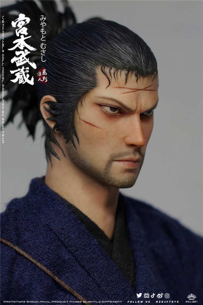 IN STOCK ZGJKTOYS L-001 Miyamoto Musashi 1/6 Vagabond Musashi Action Figure