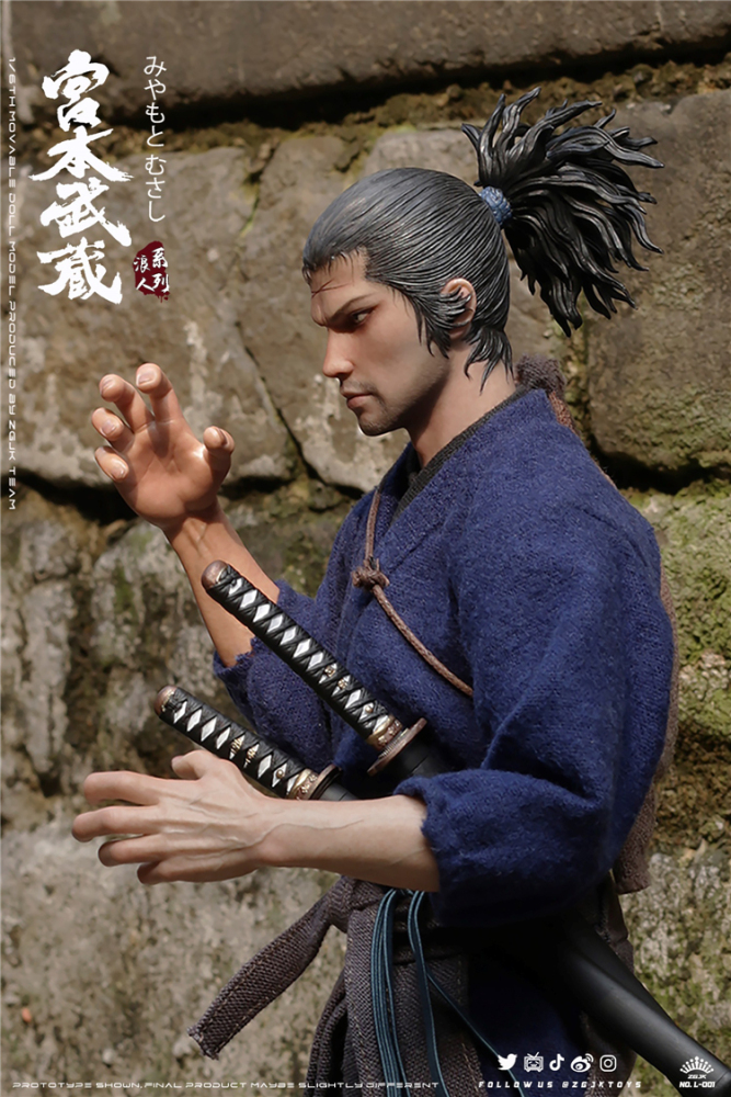 IN STOCK ZGJKTOYS L-001 Miyamoto Musashi 1/6 Vagabond Musashi Action Figure