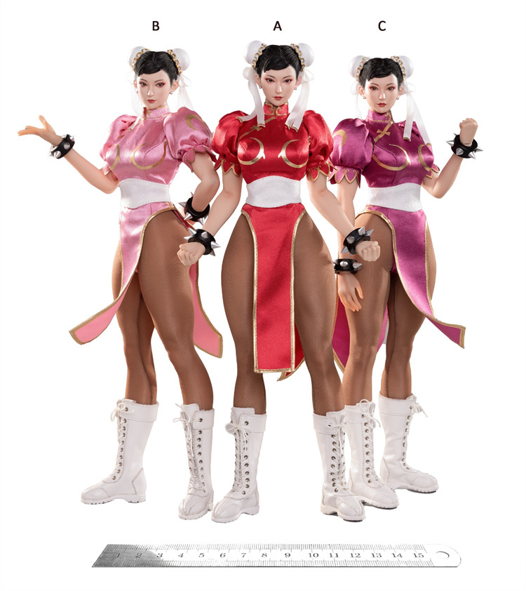 【Pre-order】STAR MAN MS-015 Female Fighter Chun-li 1/6 Rubber-coated Action Figure
