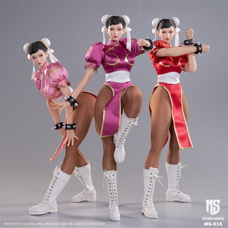 Pre-order】STAR MAN MS-015 Female Fighter Chun-li 1/6 Rubber