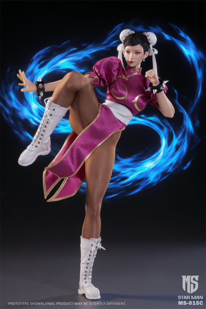 【Pre-order】STAR MAN MS-015 Female Fighter Chun-li 1/6 Rubber-coated Action Figure