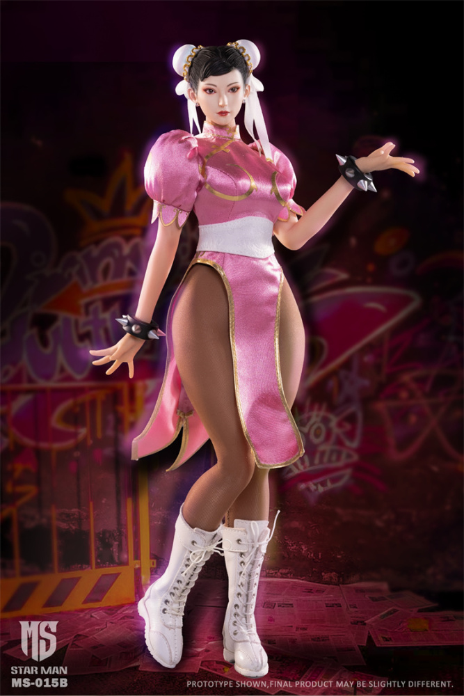 【Pre-order】STAR MAN MS-015 Female Fighter Chun-li 1/6 Rubber-coated Action Figure