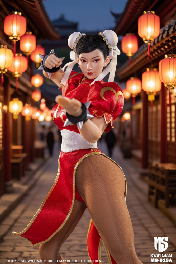 【Pre-order】STAR MAN MS-015 Female Fighter Chun-li 1/6 Rubber-coated Action Figure