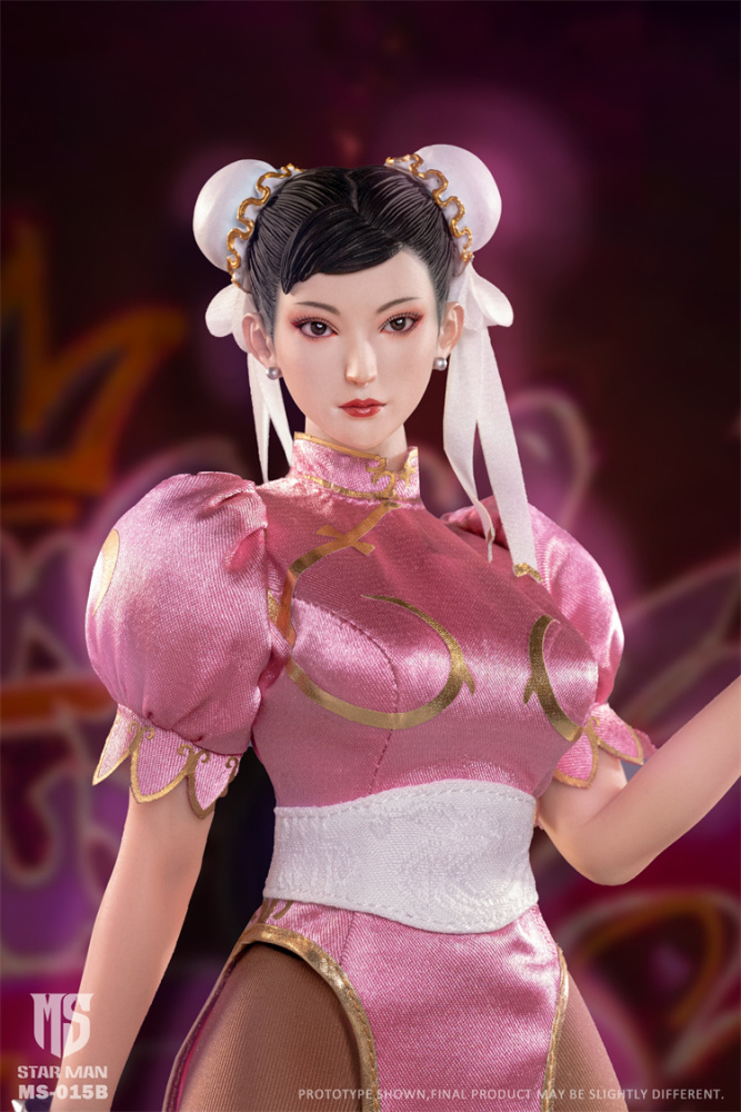 【Pre-order】STAR MAN MS-015 Female Fighter Chun-li 1/6 Rubber-coated Action Figure