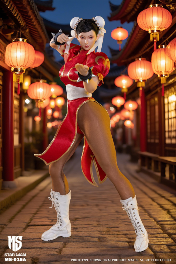 【Pre-order】STAR MAN MS-015 Female Fighter Chun-li 1/6 Rubber-coated Action Figure