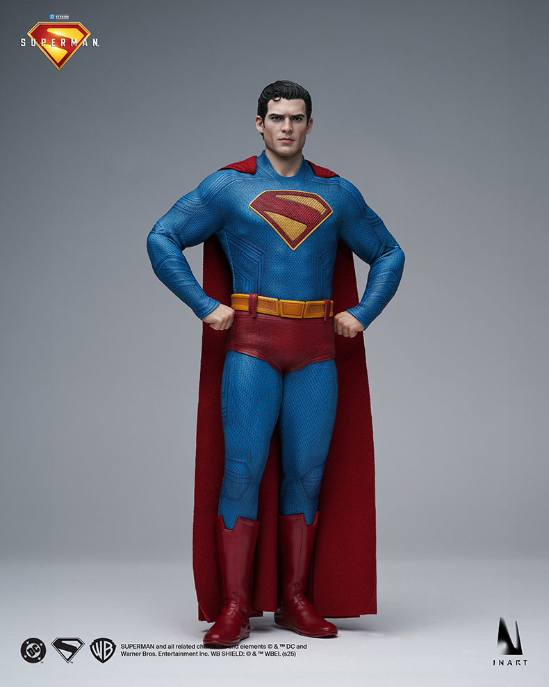 【Pre-order】 QS INART 1/6 Ag-A021 Superman 2025 Superman Double Head Sculpture Movable