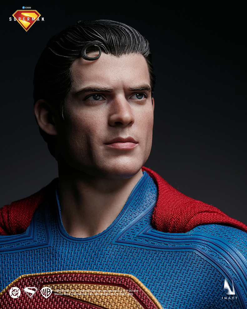 【Pre-order】 QS INART 1/6 Ag-A021 Superman 2025 Superman Double Head Sculpture Movable
